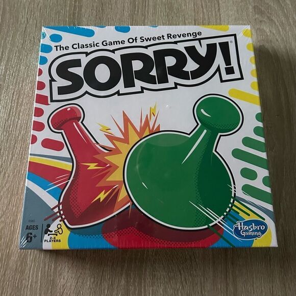 NWT … HASBRO GAMING “Sorry” Board Game - Picture 2 of 3